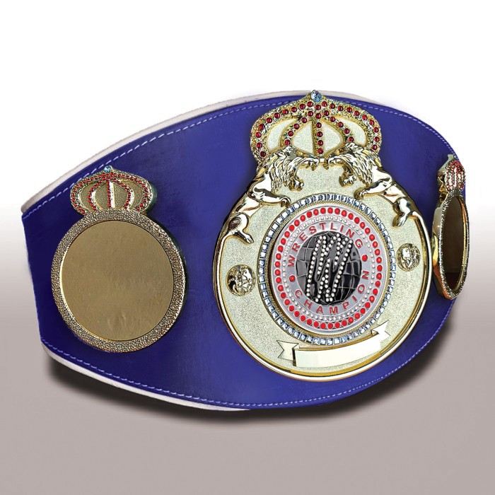 WRESTLING GEM CHAMPIONSHIP BELT PROLION/G/WRESTGEMS - AVAILABLE IN 6+ COLOURS